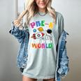 Pre-K Student Teacher Astronaut Space Back To School Women's Comfort Colors T-Shirt Bay Pre-K Student Teacher Astronaut Space Back To School Women's Comfort Colors T-Shirt Bay