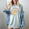 PreK Dream Team Leopard Rainbow Teacher Squad Back To School Women's Comfort Colors T-Shirt Bay