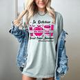 Preschool Teacher In October We Wear Pink Breast Cancer Women's Comfort Colors T-Shirt Bay