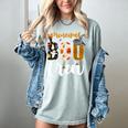 Principal Boo Crew Ghost Halloween Teachers School Matching Women's Comfort Colors T-Shirt Bay