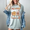 Pumpkin Spice Makes Teacher Nice Retro Fall Spooky Season Women's Comfort Colors T-Shirt Bay Pumpkin Spice Makes Teacher Nice Retro Fall Spooky Season Women's Comfort Colors T-Shirt Bay