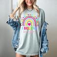 Rainbow I Believe In You Teacher Testing Day Women's Comfort Colors T-Shirt Bay