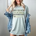Retro Back To School Women Old Camo Preschool Teacher Women's Comfort Colors T-Shirt Bay Retro Back To School Women Old Camo Preschool Teacher Women's Comfort Colors T-Shirt Bay