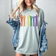 Retro Be Kind ASL Deaf Teacher Sign Language Gay Pride Women's Comfort Colors T-Shirt Bay Retro Be Kind ASL Deaf Teacher Sign Language Gay Pride Women's Comfort Colors T-Shirt Bay