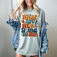 Retro PE Teacher What Are We Doing Today School Coach Women Women's Comfort Colors T-Shirt Bay