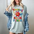 Retro Teaching Is My Superpower Apple Teacher Appreciation Women's Comfort Colors T-Shirt Bay Retro Teaching Is My Superpower Apple Teacher Appreciation Women's Comfort Colors T-Shirt Bay