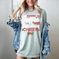 Running On Coffee And Christmas Cheer Lover Teacher For Men Women Kids Women's Comfort Colors T-Shirt Bay