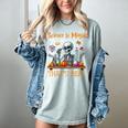 Science Is Magic Halloween Skeleton Students Teacher Women's Comfort Colors T-Shirt Bay