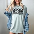 Second Grade Checkered Teacher 1st Day Back To School Women Women's Comfort Colors T-Shirt Bay Second Grade Checkered Teacher 1st Day Back To School Women Women's Comfort Colors T-Shirt Bay