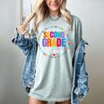 Second Grade Crew 2nd Back To School Teacher Team Squad Women's Comfort Colors T-Shirt Bay