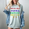 Sign Language Alphabet For ASL Interpreter Deaf Teacher Stud For Men Women Girls Kids Women's Comfort Colors T-Shirt Bay Sign Language Alphabet For ASL Interpreter Deaf Teacher Stud For Men Women Girls Kids Women's Comfort Colors T-Shirt Bay