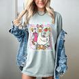 Silly Goose Teacher Club Animal Lover Groovy Teacher Women's Comfort Colors T-Shirt Bay