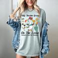 Silly Teacher Goose On The Loose School Out Summer Women Men Women's Comfort Colors T-Shirt Bay