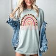 Special Education Shirt Teacher SPED Leopard Boho Rainbow Women's Comfort Colors T-Shirt Bay