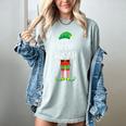SPED Squad Elf Teacher Matching Christmas Party Pajama Women's Comfort Colors T-Shirt Bay