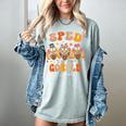 Sped Teacher Gobble Squad Thanksgiving Special Education Women's Comfort Colors T-Shirt Bay Sped Teacher Gobble Squad Thanksgiving Special Education Women's Comfort Colors T-Shirt Bay