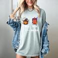 Sped Teacher Halloween First Spooky Then Data Sped Ed Team Women's Comfort Colors T-Shirt Bay