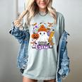 Spooky Para Crew Ghost Halloween Paraprofessional Teacher Women's Comfort Colors T-Shirt Bay Spooky Para Crew Ghost Halloween Paraprofessional Teacher Women's Comfort Colors T-Shirt Bay