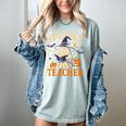Spooky Teacher Halloween Cute Ghost Pumpkin Reading Women Women's Comfort Colors T-Shirt Bay Spooky Teacher Halloween Cute Ghost Pumpkin Reading Women Women's Comfort Colors T-Shirt Bay