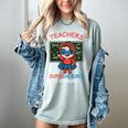 Super Hero Teacher Superheroes In Disguise Women's Comfort Colors T-Shirt Bay