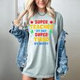 Super Teacher By Day Super Tired By Night Teacher For Men Women Women's Comfort Colors T-Shirt Bay
