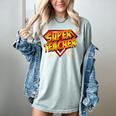 Super Teacher Superhero Back To School Teacher's Women's Comfort Colors T-Shirt Bay Super Teacher Superhero Back To School Teacher's Women's Comfort Colors T-Shirt Bay