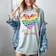 It Takes a Big Heart To Shape Little Minds Teacher Women's Comfort Colors T-Shirt Bay