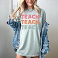 Teach Compassion Kindness Confidence For Teacher Women's Comfort Colors T-Shirt Bay Teach Compassion Kindness Confidence For Teacher Women's Comfort Colors T-Shirt Bay