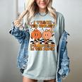I Teach The Coolest Pumpkins In The Patch Teacher Halloween Women's Comfort Colors T-Shirt Bay
