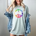 Teach Peace For Teachers And Educators Counselor Women's Comfort Colors T-Shirt Bay