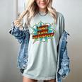 I Teach Superheroes Retro Comic Super Teacher Graphic Women's Comfort Colors T-Shirt Bay I Teach Superheroes Retro Comic Super Teacher Graphic Women's Comfort Colors T-Shirt Bay