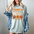 Teach Thanksgiving Teacher Thankful For My Preschool Turkeys Women's Comfort Colors T-Shirt Bay Teach Thanksgiving Teacher Thankful For My Preschool Turkeys Women's Comfort Colors T-Shirt Bay