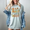 I Teach Tiny Humans About Jesus Christian Teacher Religious Women's Comfort Colors T-Shirt Bay