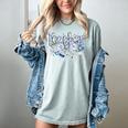 Teacher Blue Chinoiserie Coquette Bow Heart Teacher Life Women's Comfort Colors T-Shirt Bay Teacher Blue Chinoiserie Coquette Bow Heart Teacher Life Women's Comfort Colors T-Shirt Bay