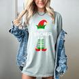 The Teacher Elf Family Matching Group Idea Christmas Women's Comfort Colors T-Shirt Bay