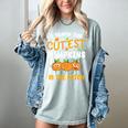 Teacher Halloween Pre-K Teacher Kindergarten Cutest Pumpkins Men Women Kids Women's Comfort Colors T-Shirt Bay