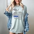 This Teacher Loves Her Police Officer Wife Saying Women's Comfort Colors T-Shirt Bay