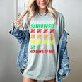 My Teacher Survived 67 Days Of Me School Kids Costume Women's Comfort Colors T-Shirt Bay My Teacher Survived 67 Days Of Me School Kids Costume Women's Comfort Colors T-Shirt Bay