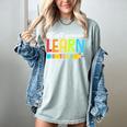 Teacher Y'All Gonna Learn Today First Day Of School Women's Comfort Colors T-Shirt Bay Teacher Y'All Gonna Learn Today First Day Of School Women's Comfort Colors T-Shirt Bay
