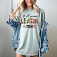 Teacher Y'All Gonna Learn Today First Day Of School Teacher Women's Comfort Colors T-Shirt Bay