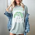 Teachers Love Brains Halloween Costume Trick Treat Zombie Women's Comfort Colors T-Shirt Bay