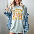 All Teachers Love Brains School Halloween Costume Women's Comfort Colors T-Shirt Bay