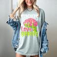 Teachers Love Brains Zombie Teacher Halloween Zombies Women's Comfort Colors T-Shirt Bay