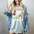 Teachers Are Superheroes Graduation School Teachers Women's Comfort Colors T-Shirt Bay Teachers Are Superheroes Graduation School Teachers Women's Comfort Colors T-Shirt Bay