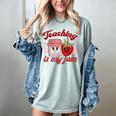 Teaching Is My Jam Cute Strawberry For Women Teachers Women's Comfort Colors T-Shirt Bay Teaching Is My Jam Cute Strawberry For Women Teachers Women's Comfort Colors T-Shirt Bay