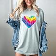 Teaching Is a Work Of Heart Tie Dye Hippie For Teacher For Men Women Girls Kids Women's Comfort Colors T-Shirt Bay