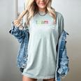 Team Kindercare Teacher Back To School Shirt T-Shirt Women's Comfort Colors T-Shirt Bay Team Kindercare Teacher Back To School Shirt T-Shirt Women's Comfort Colors T-Shirt Bay