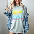Testing Day Test Day May The Skills Be With You Teacher Women's Comfort Colors T-Shirt Bay