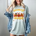Thankful For My 2nd Grade Turkeys Thanksgiving Teacher Fall Women's Comfort Colors T-Shirt Bay