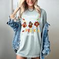 Thankful For My Prek Turkeys In Masks Thanksgiving Teacher For Men Women Women's Comfort Colors T-Shirt Bay